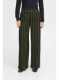 Pantalones Wide Houndstooth 