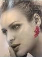 Pendientes Siracusa  fucsia