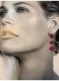 Pendientes Elegance fucsia