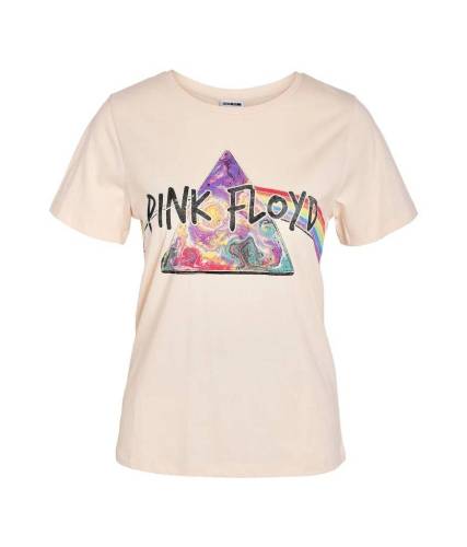Camiseta Pink Floyd beige