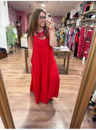 Vestido Melina rojo