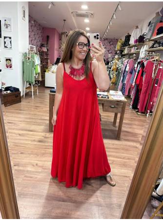 Vestido Melina rojo