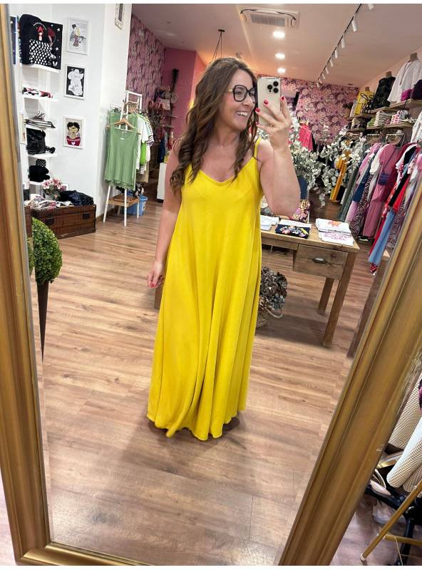 Vestido Melina amarillo