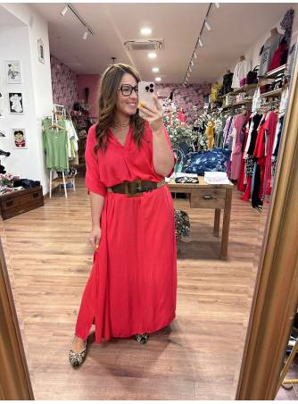 Vestido Silvania Rojo