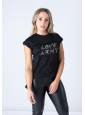 Camiseta encaje Love army negra