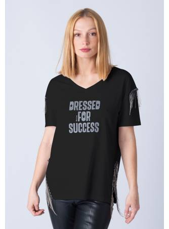 Camiseta Dressed for succes NEGRA