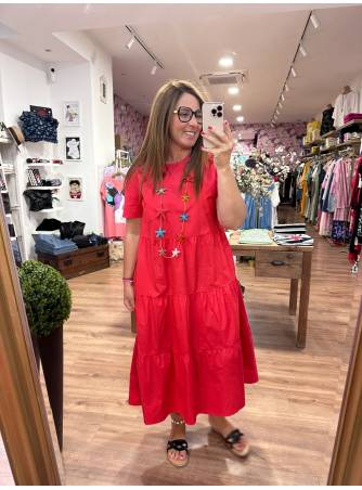 Vestido Caroline Rojo