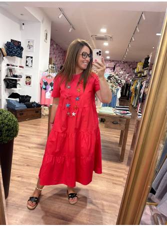 Vestido Caroline Rojo