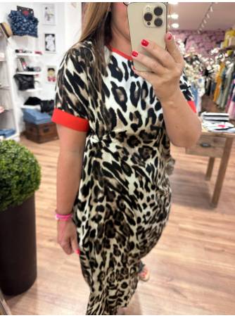 Vestido Aroa Animal print