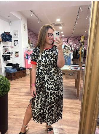 Vestido Aroa Animal print