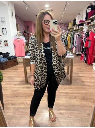 Blazer SAtie Animal print