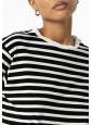 Camiseta Stripes negro