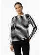 Camiseta Stripes negro