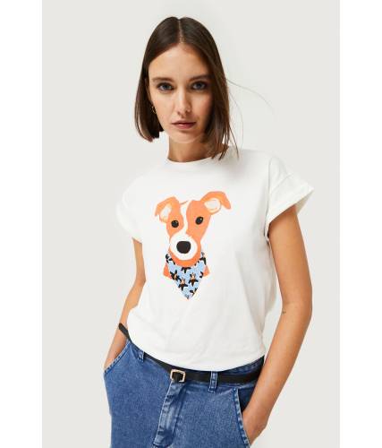 Camiseta perro calatea azul 