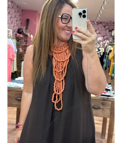 Collar Africa naranja