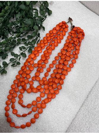 Collar Azalea naranja