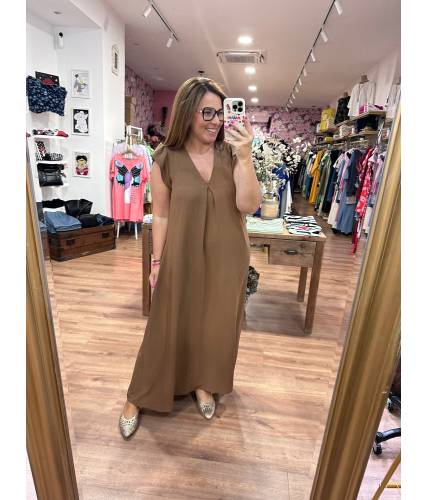 Vestido Noa camel 