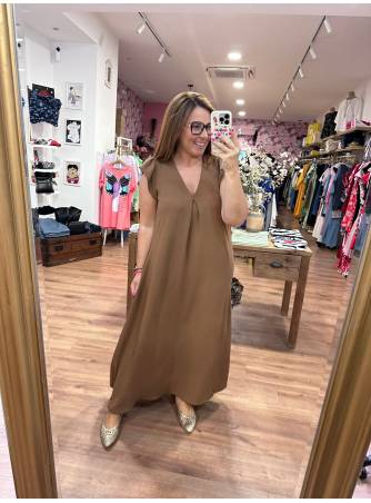 Vestido Noa camel 