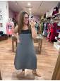 Vestido Lencero gris