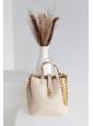 Bolso Pequeño candado Beige