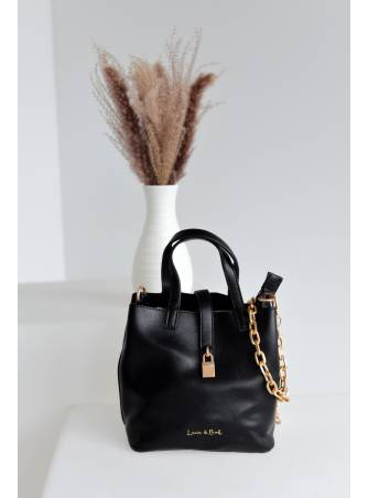 Bolso Pequeño candado Negro