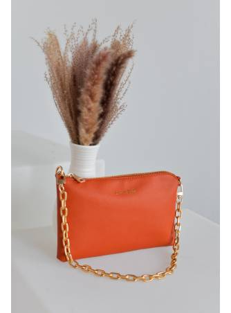 Bolso Baguette plana caldera