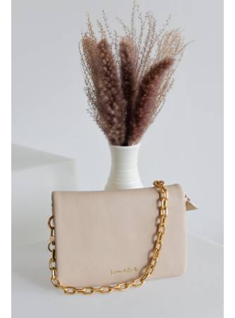 Bolso 3 cuerpos tapa beige