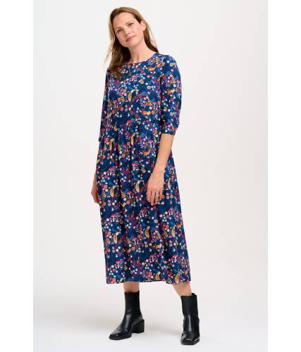 Vestido Suki midi Navy