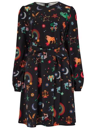 Vestido Oksana Zodiac Rainbow