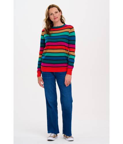 Jersey Astrid Rainbow Stripe