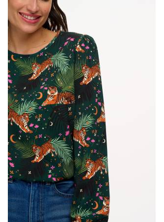 Blusa Elaine Tigers &Palms