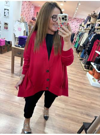 Cardigan Greta Roja