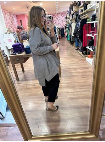 Cardigan Greta Taupe