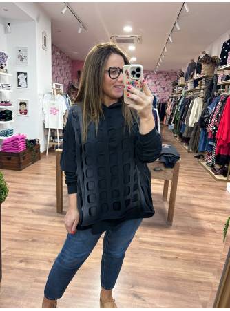 Sudadera Mariana Negro 