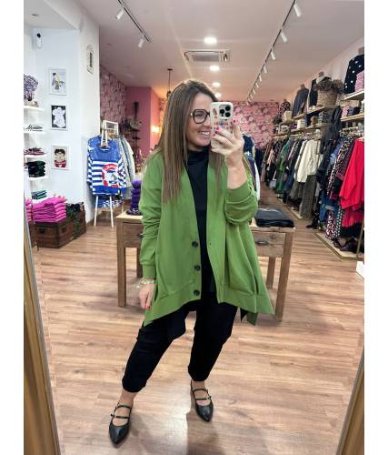 Cardigan Greta Verde