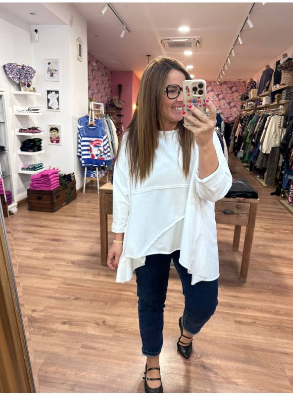 Blusa Paola Blanca