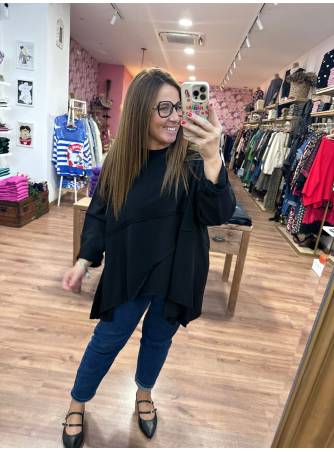 Blusa Paola negra