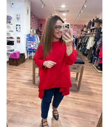 Blusa Paola rojo