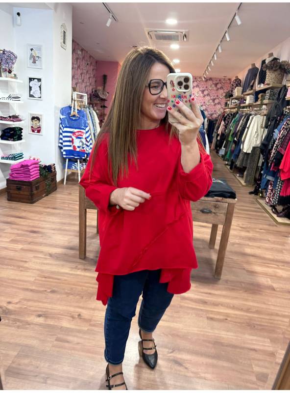 Blusa Paola rojo