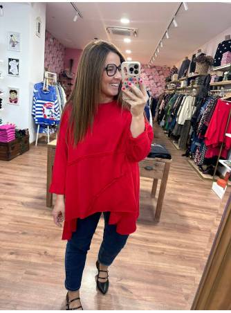 Blusa Paola rojo