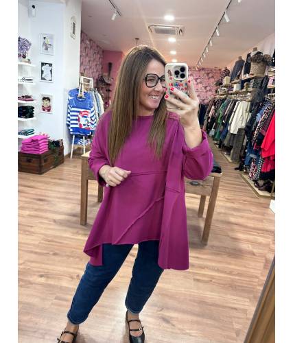 Blusa Paola buganvilla