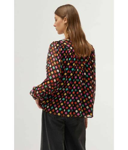 Blusa Estampada lunares Multicolor