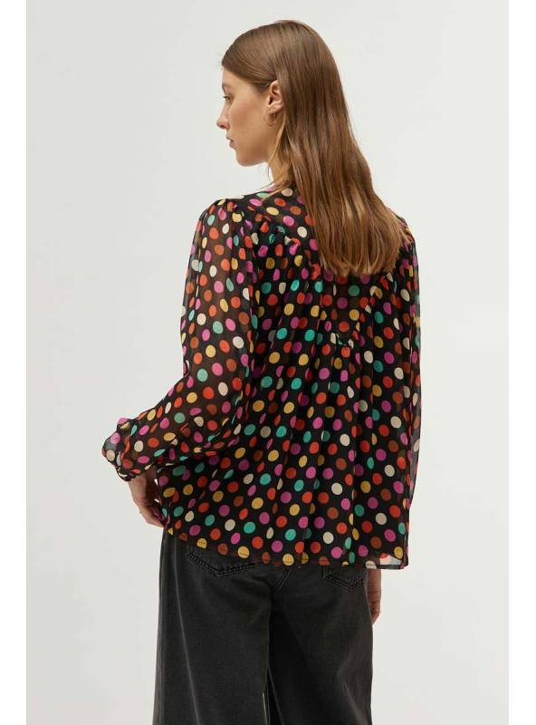 Blusa Estampada lunares Multicolor