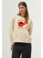 Sudadera Cafe blanco crema