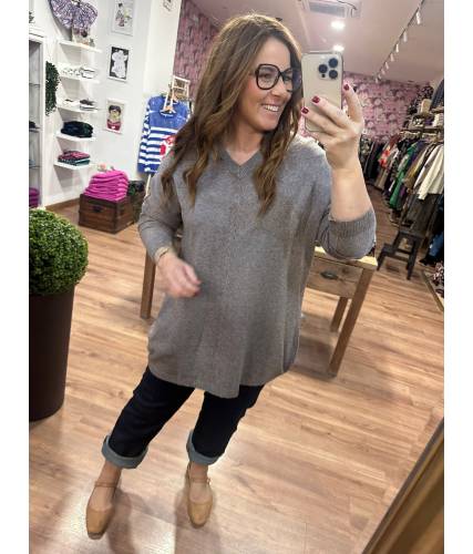 Jersey Alicia taupe