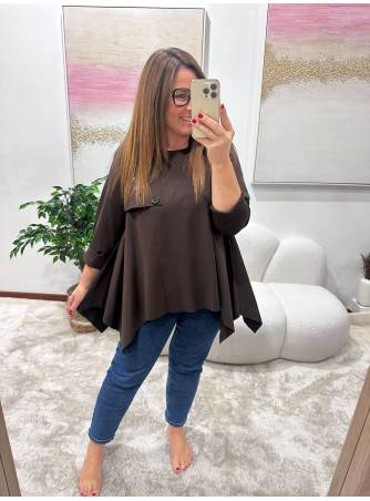 Blusa Noemi chocolate