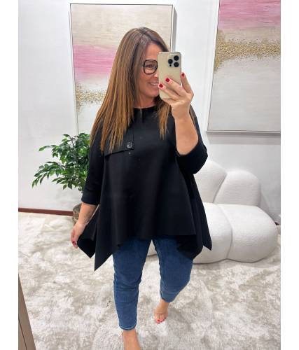 Blusa Noemi negra