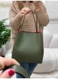 Bolso Turin verde piel