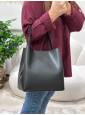 Bolso Turin negro piel