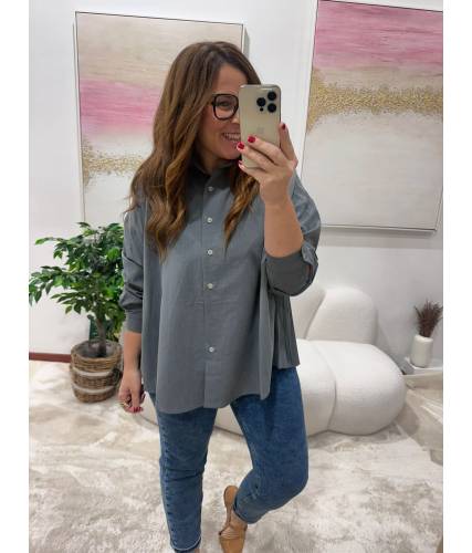 Blusa Alessia plisada